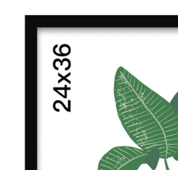 Mainstays Basic Black Poster Frame - 24x36, Tabletop/Wall Use, Photo Display