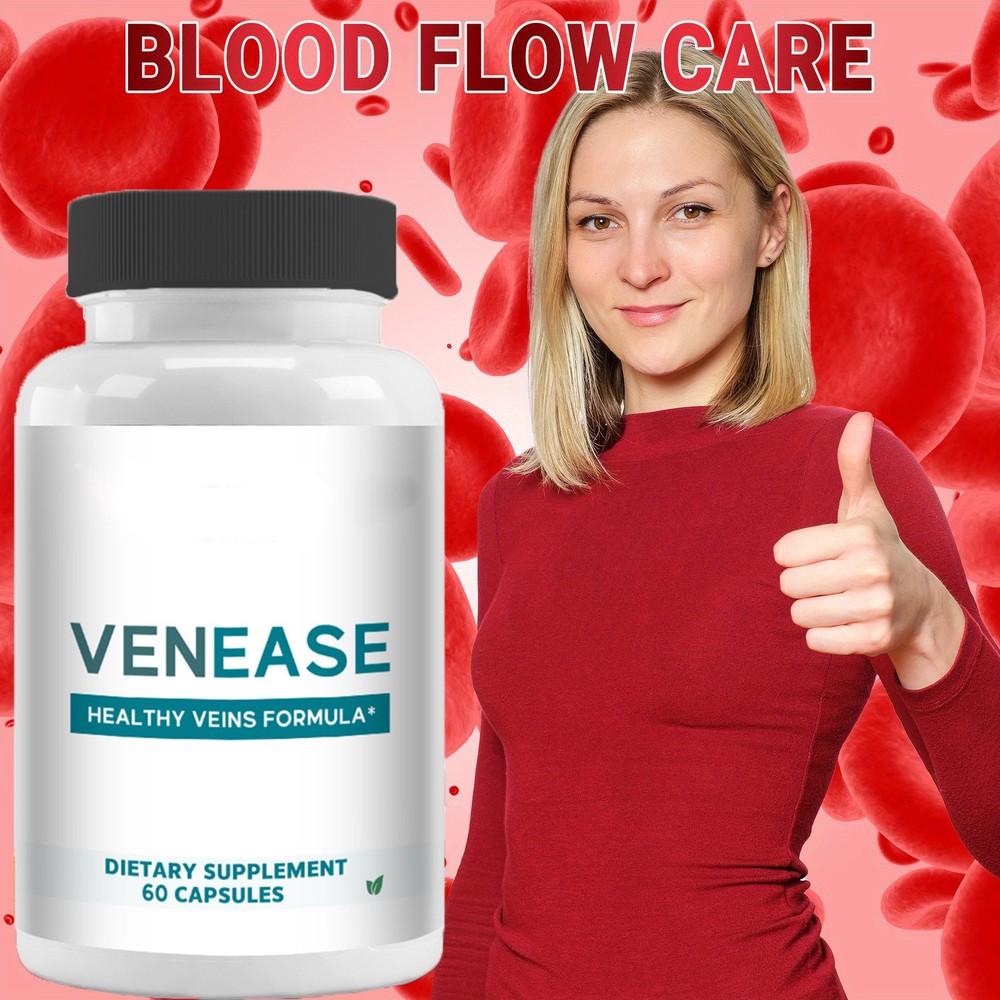 VenEase Vein Support Supplements - Restless Legs Formula Sup