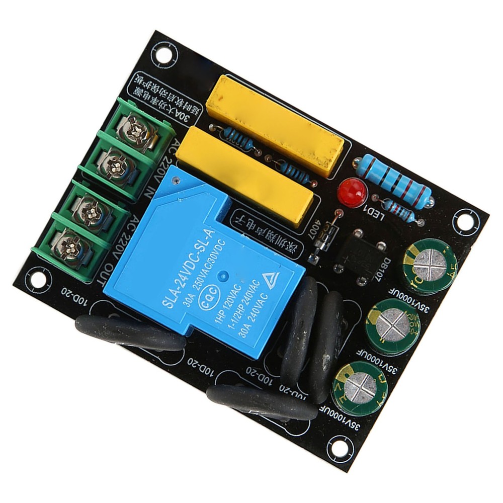 30A 6600W Soft Start Protection Module For Class A Amplifier Module AC 100V‑250V