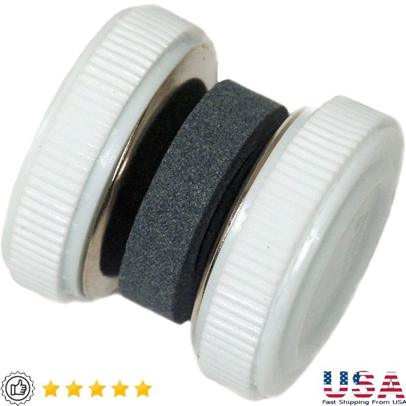 Compact Ceramic Knife Sharpener Roller Tool Fine Grit Easy Use Kitchen Gadget