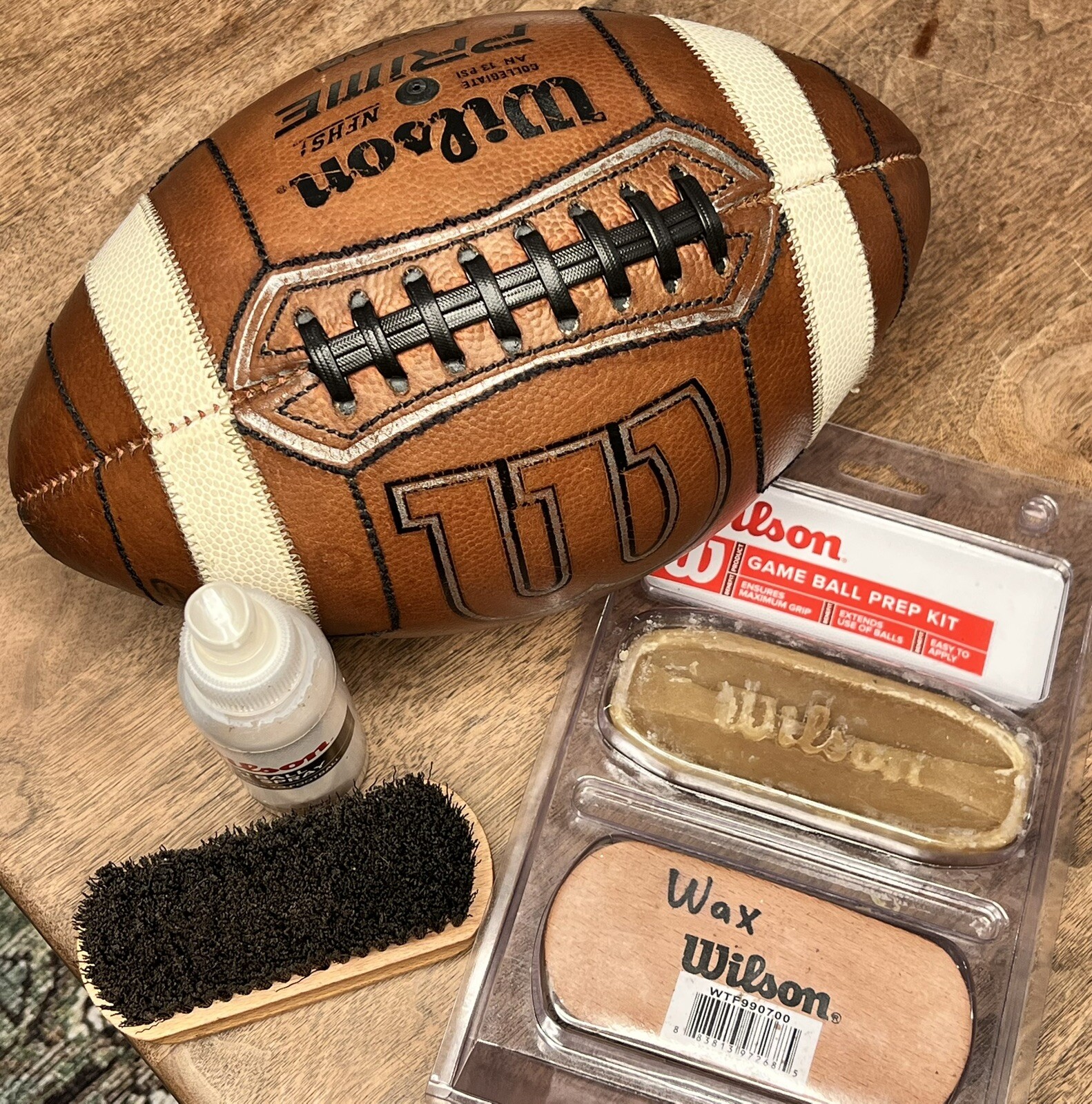 Leather Football Restoration. Bladder Replacement, New Laces, Game Prepping.