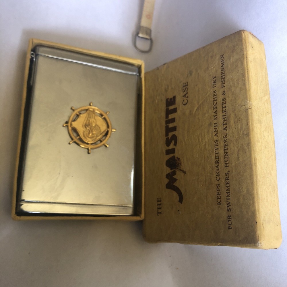 WWII USGI WW2 Transportation Corps cigarette Case Orig U.S. Army