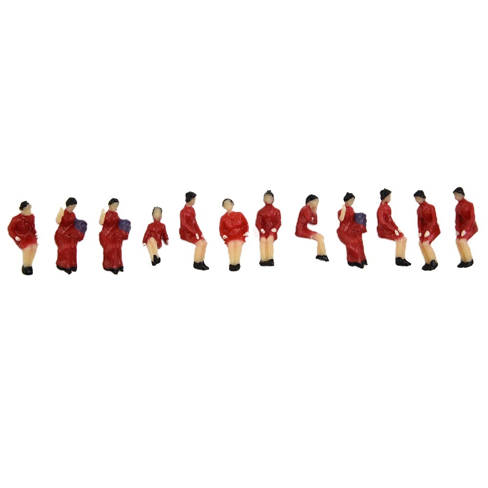 90Pcs HO Scale ALL Seated People Sitting Figures Passengers Different Poses New