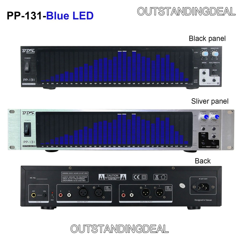 Digital Audio Spectrum Analyzer Display VU Meter 31-Segment BDS PP-131 / PP-31 -