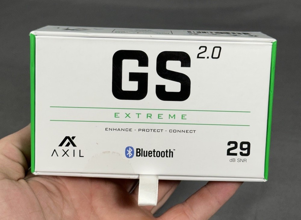 Axil GS (Ghost Stryke) Extreme Active Hearing Protect + Bluetooth + Mic Sealed!