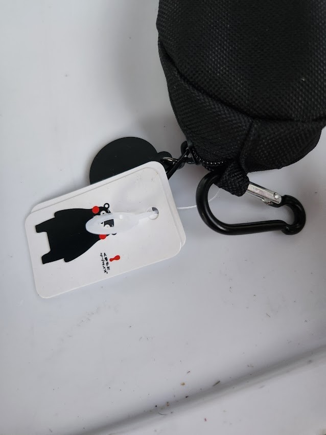 Kumamon pencil case pouch Black