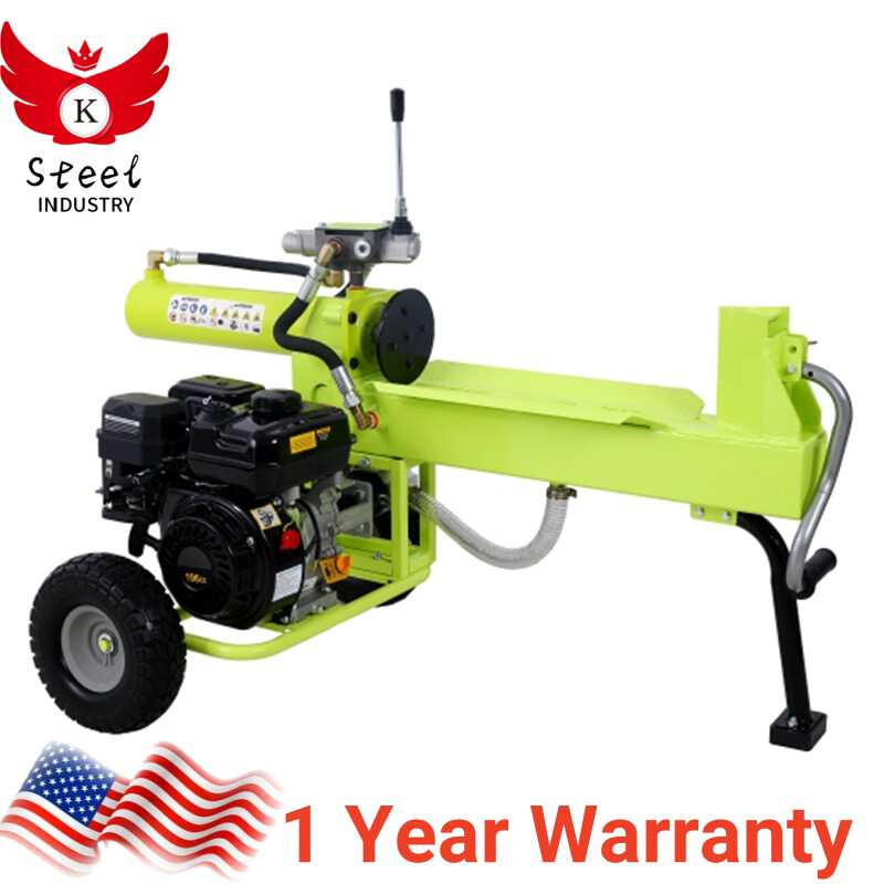 Log Splitter 20 Ton Auto Return Ram System Gear Pump 7HP Engine Horizontal
