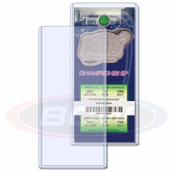 25 BCW 3x7 - Ticket Topload Holder