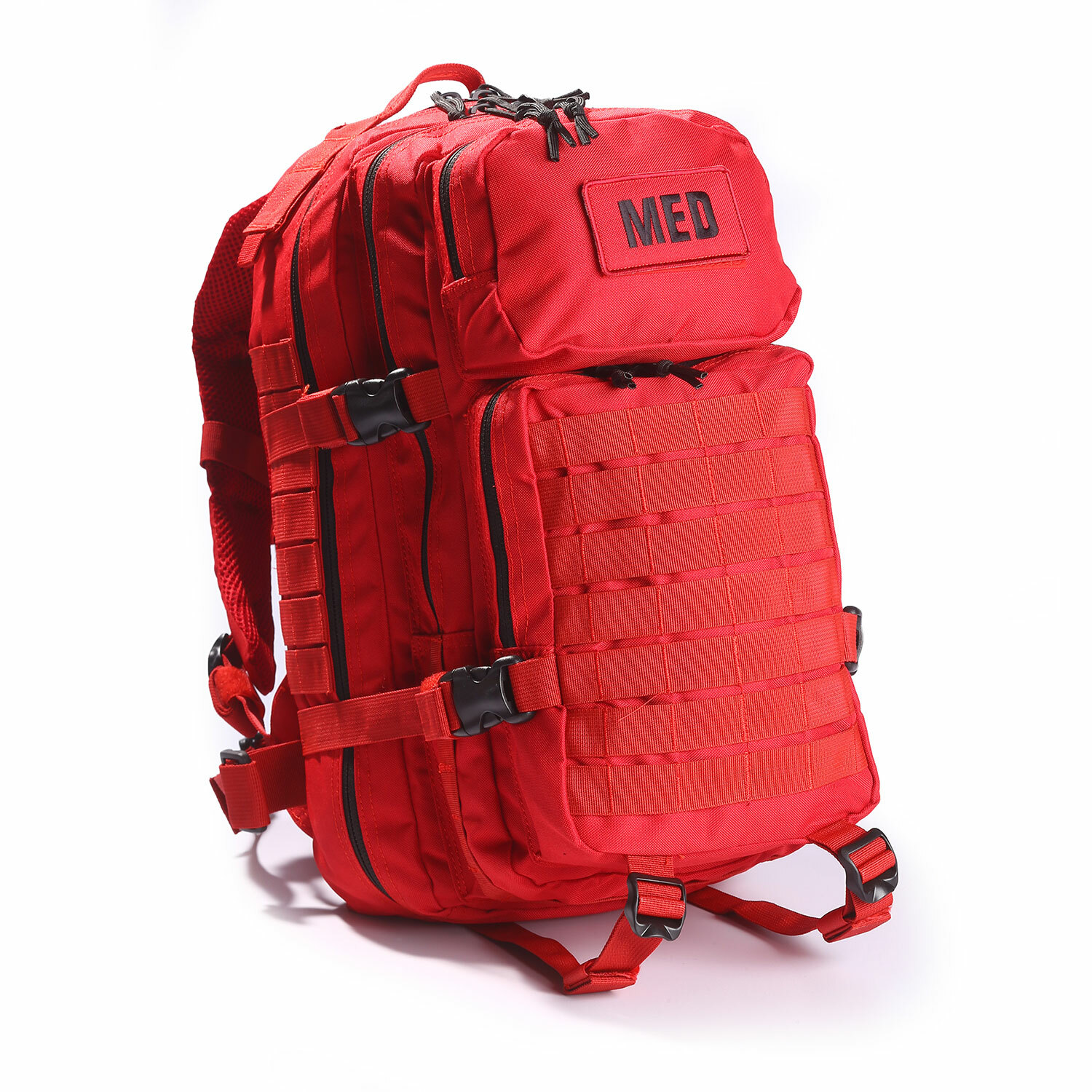 NEW Elite First Aid Tactical Medical EMS Trauma MOLLE Backpack Bag MEDIC RED