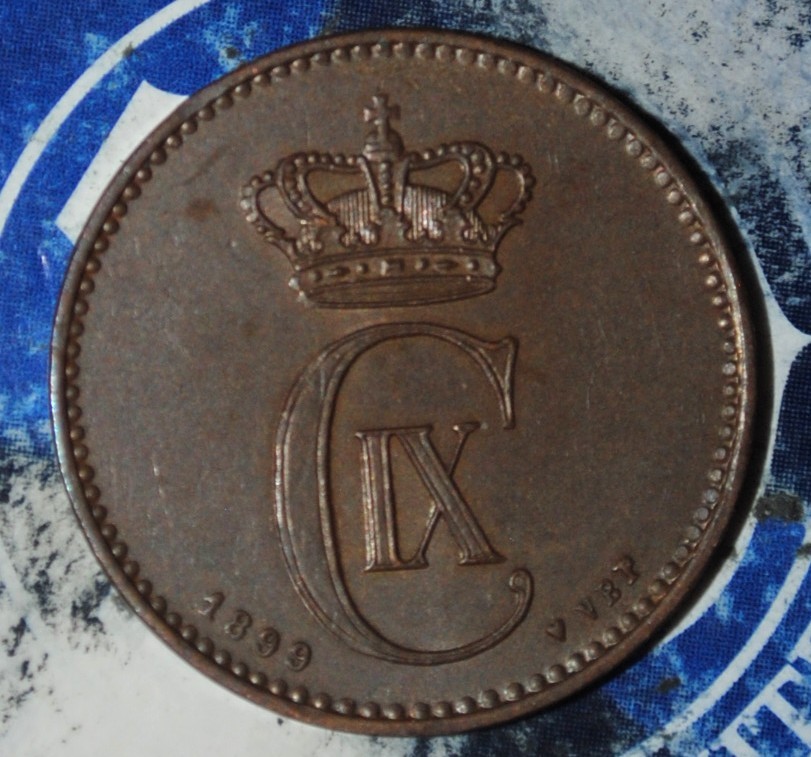 UNC Denmark 2 Ore 1899 {{{D228