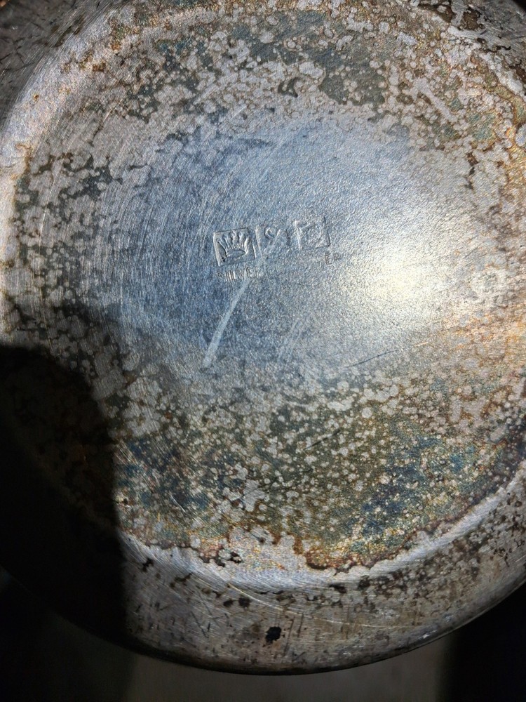 Sheridan Silver On Copper Water Pitcher