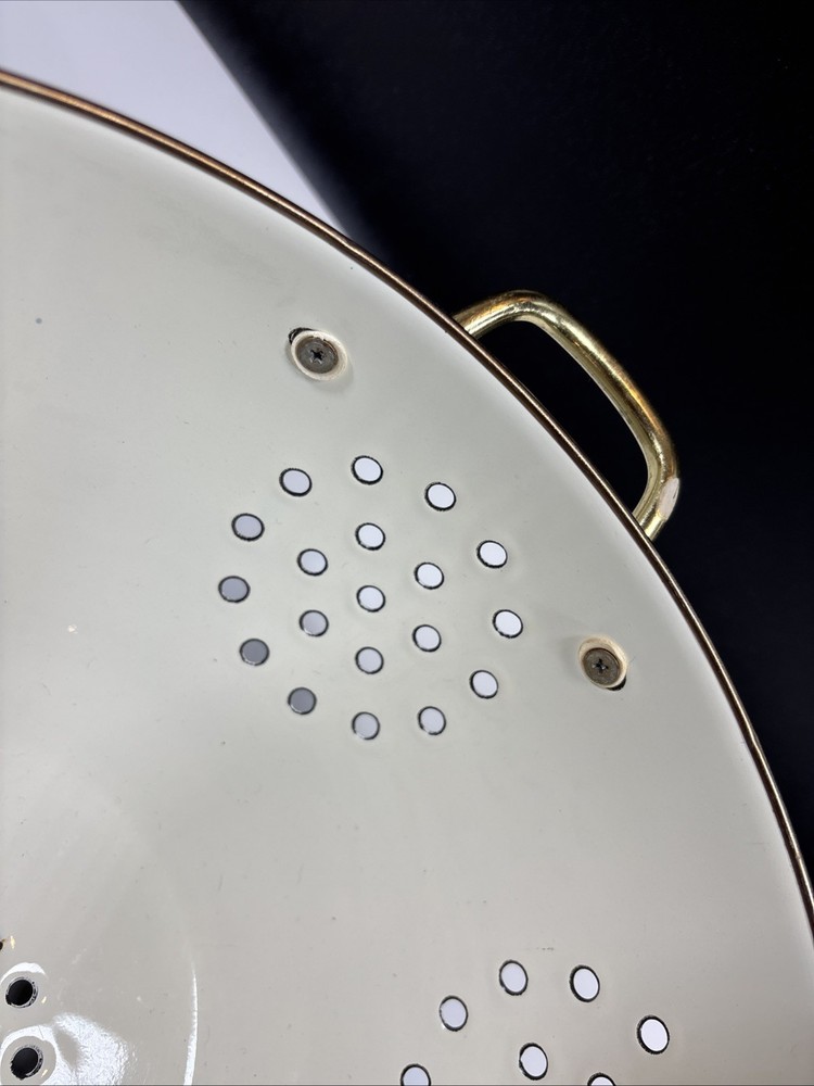 Vintage Colander Strainer Pedestal 11”