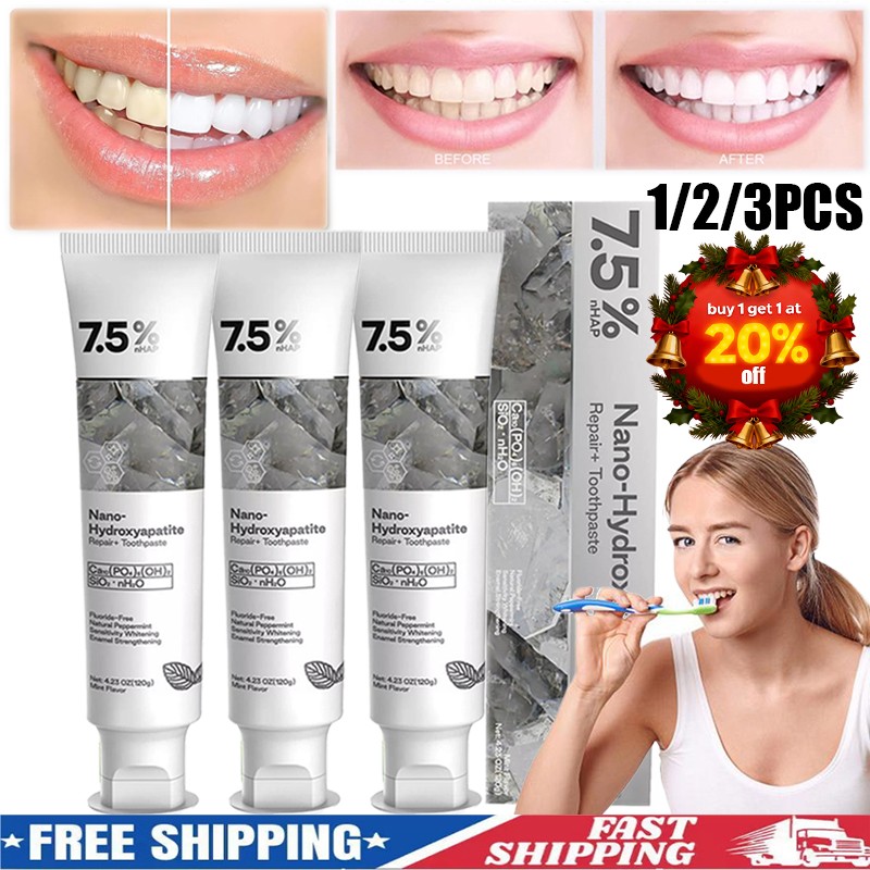 Sensitive Teeth Toothpaste with 7.5% Nano HAP-Strengthens Enamel Fights Cavities