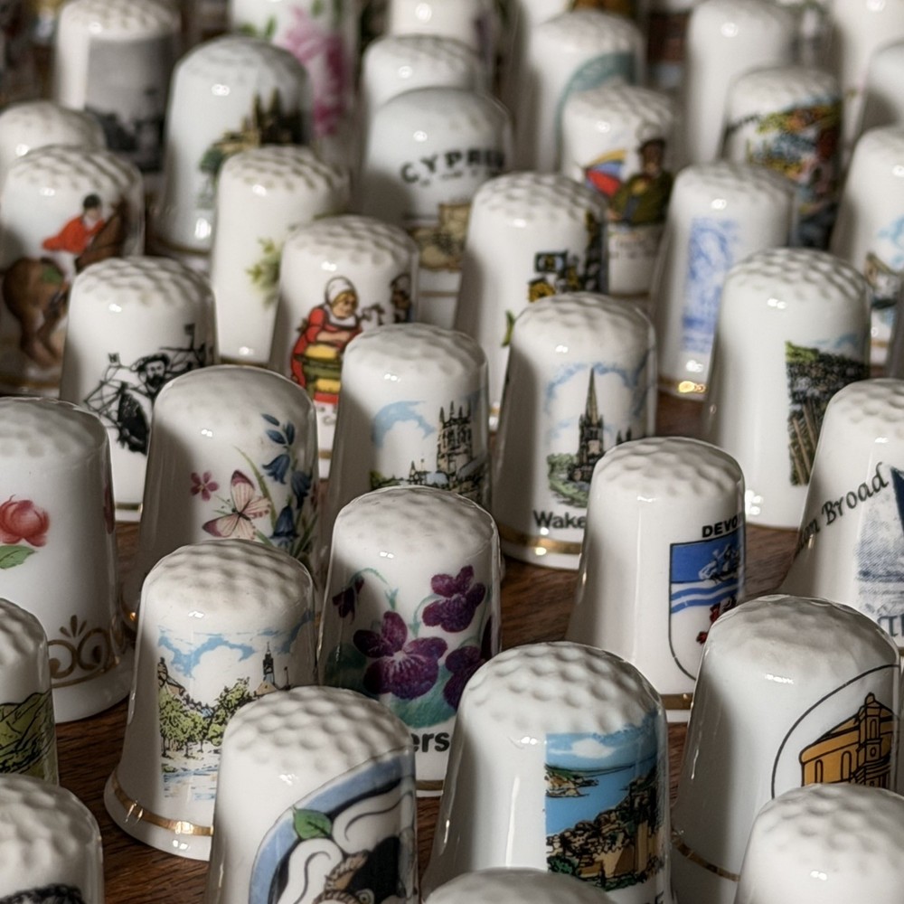 Large Thimble Collection - Over 250 Pieces