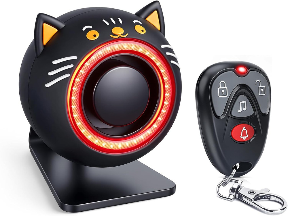 Car Alarm System 120Db Motion Sensor Red Light Wireless Remote anti Theft Device