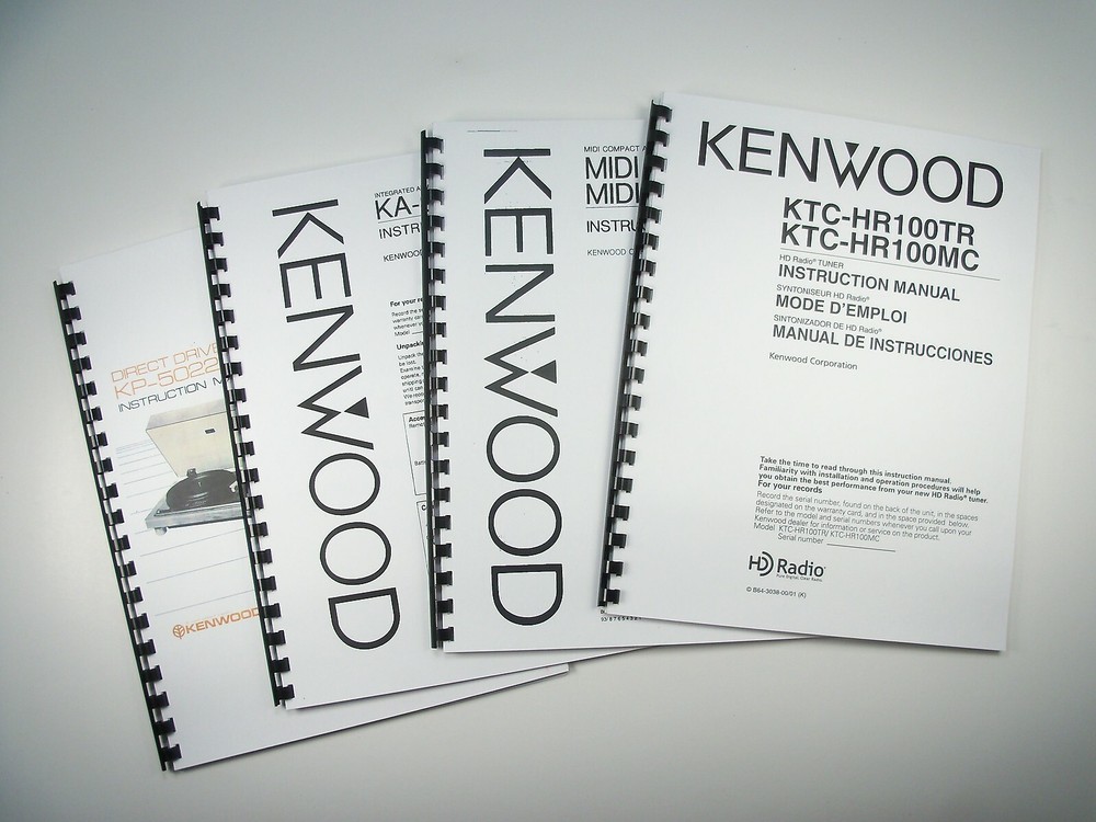 Kenwood KE-894 Equalizer Owners Instruction Manual