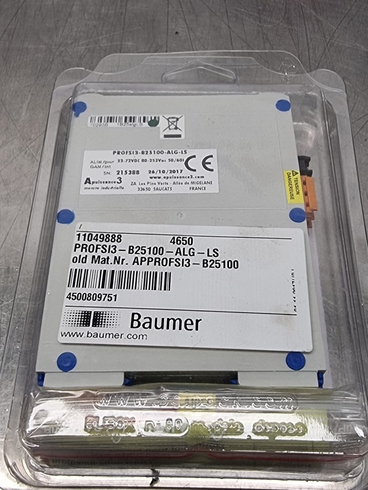 Baumer PROFSI3-B25100-ALG-LS Isolation Barrier