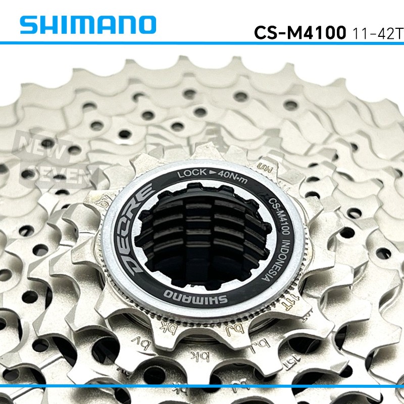 Shimano DEORE CS-M4100 10 Speed Cassette 11-42T HG Hub MTB Gravel-OE