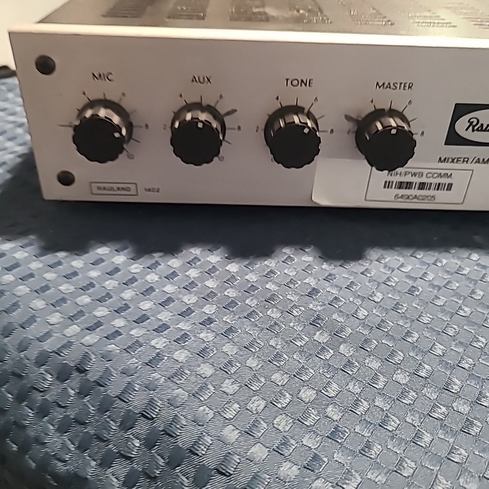 Rauland 1402 Mic Mixer/Amplifier Power's On But Untested.