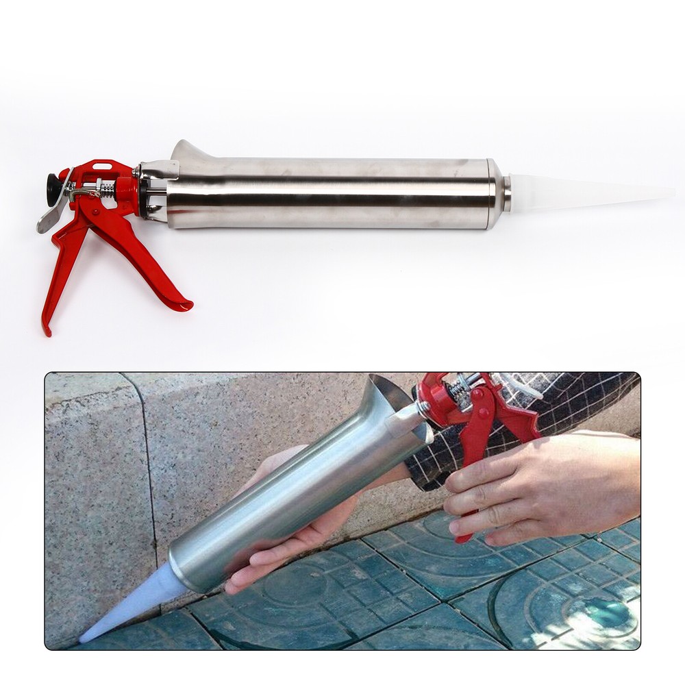 Mortar Pointing Grouting Gun Sprayer Applicator Tool for Cement lime w/2 Nozzle