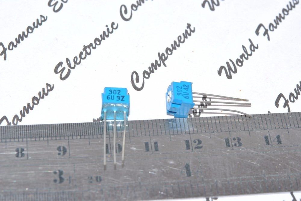 4pcs - TOCOS 3K 1-Turns Potentiometer / Trimmer