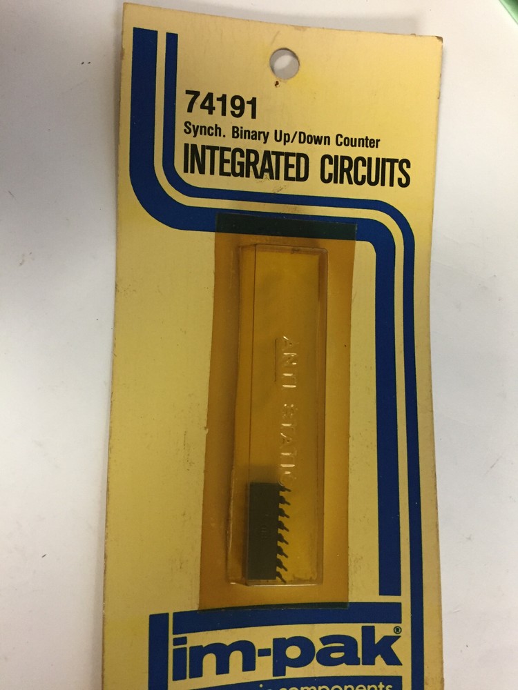 74191 SYNCH BINARY UP DOWN COUNTER  NEW