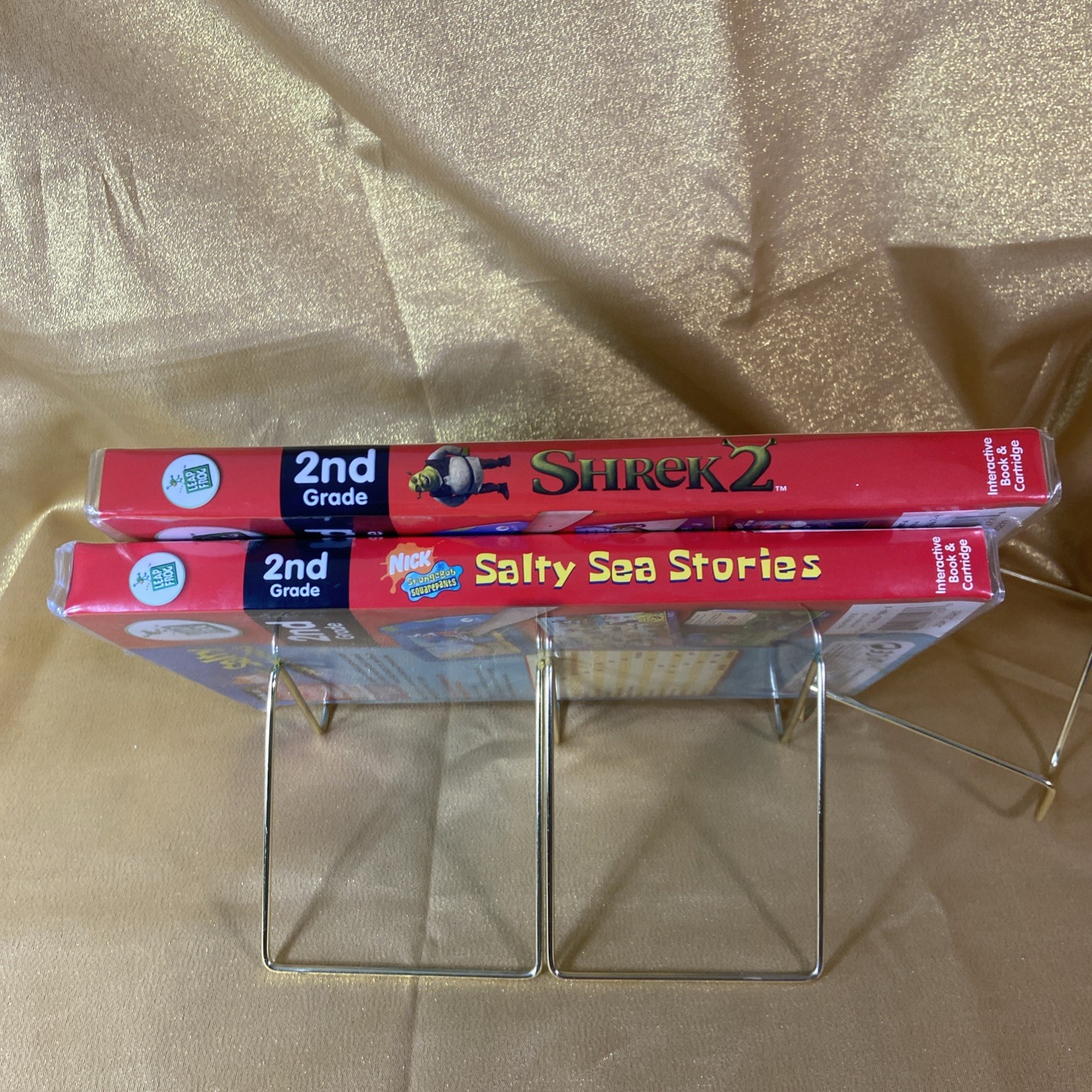 LeapFrog LeapPad / Spongebob Squarepants / Shrek 2 / Books and Cartridges 2003