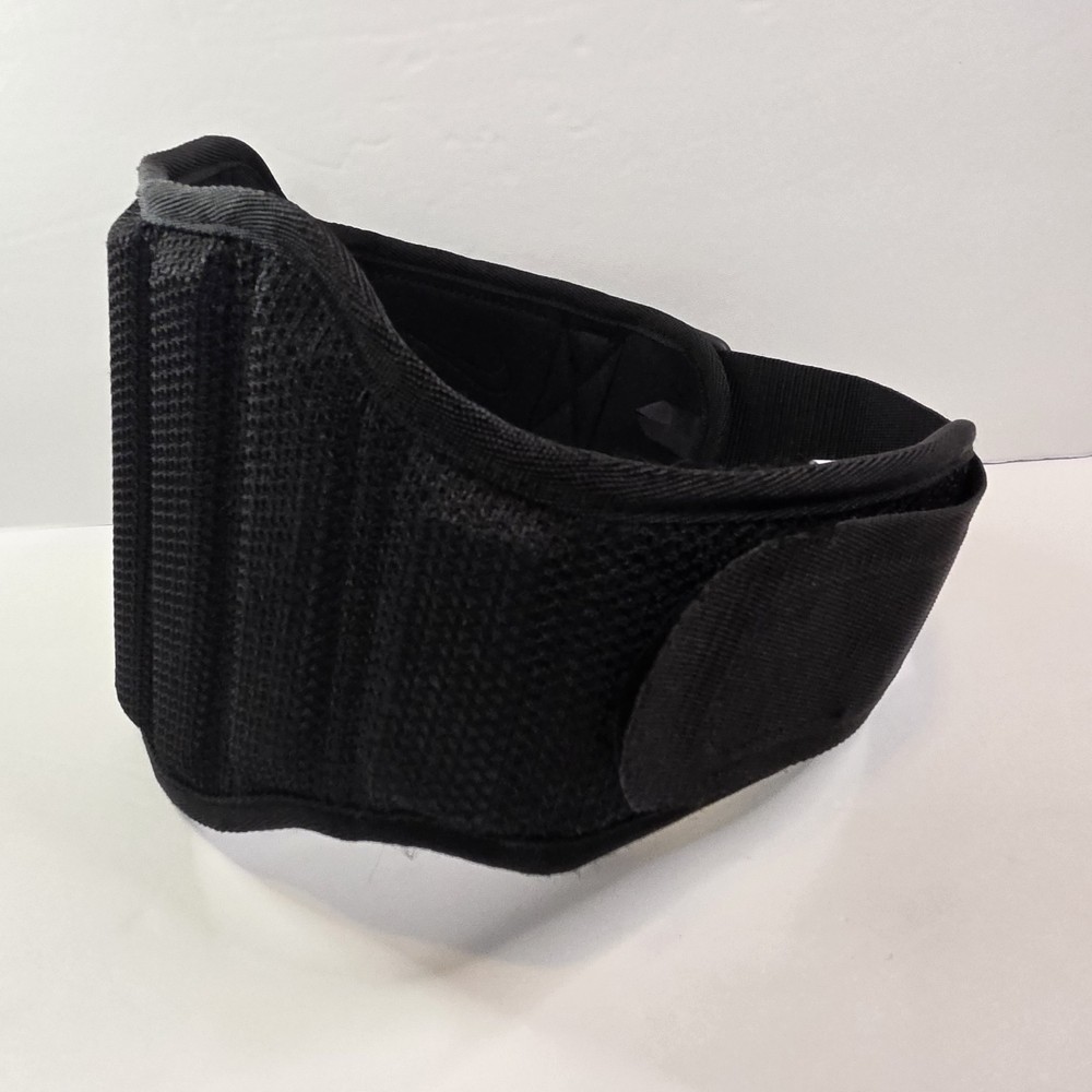 Nike Structured Weight Lifting Training Belt 2.0, Black/Volt Size Medium
