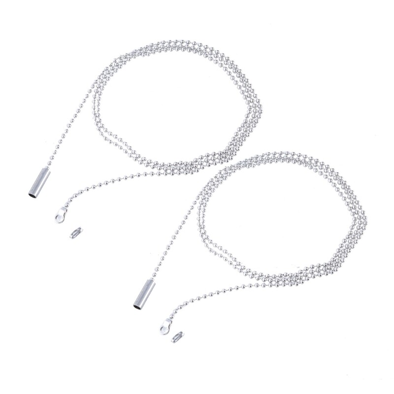 2 Pack/set Switches Chain Extender Pull Chain String Extension 1 Meter Length
