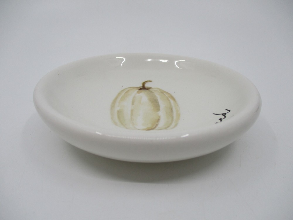 MUD PIE BLESSED PUMPKIN COASTER - 4" x 1" -1009B