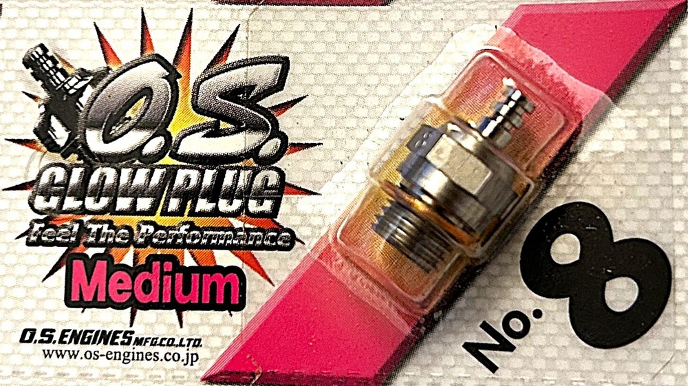 O.S. Glow Plug Medium No. 8