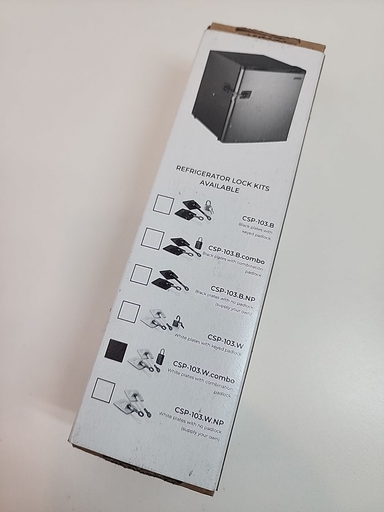 Refrigerator Lock Kit with Combination Lock, New Opened Box