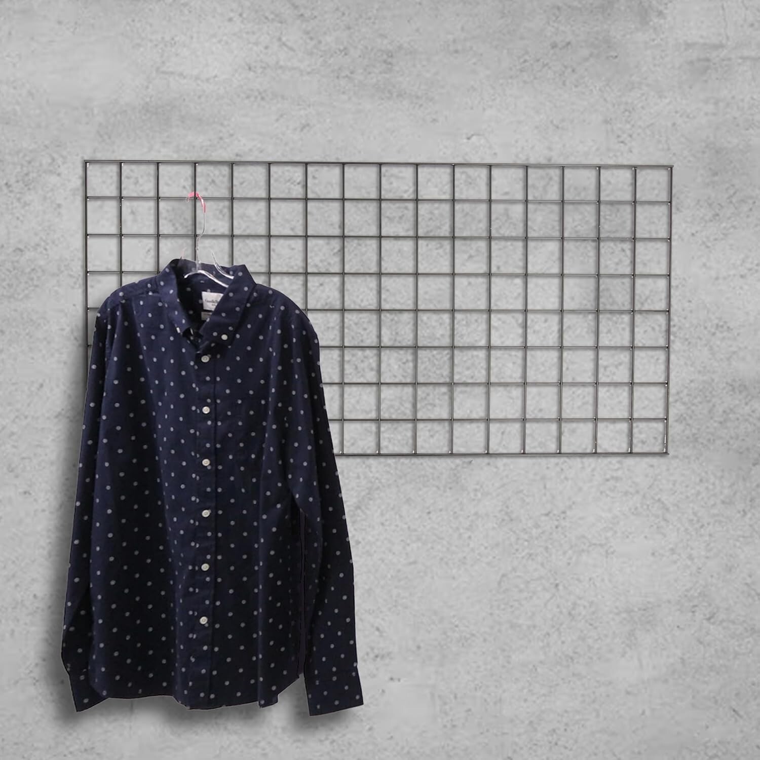 Wire Grid Panel 2' x 4' Black Display Craft Wire Grid Storage Retail