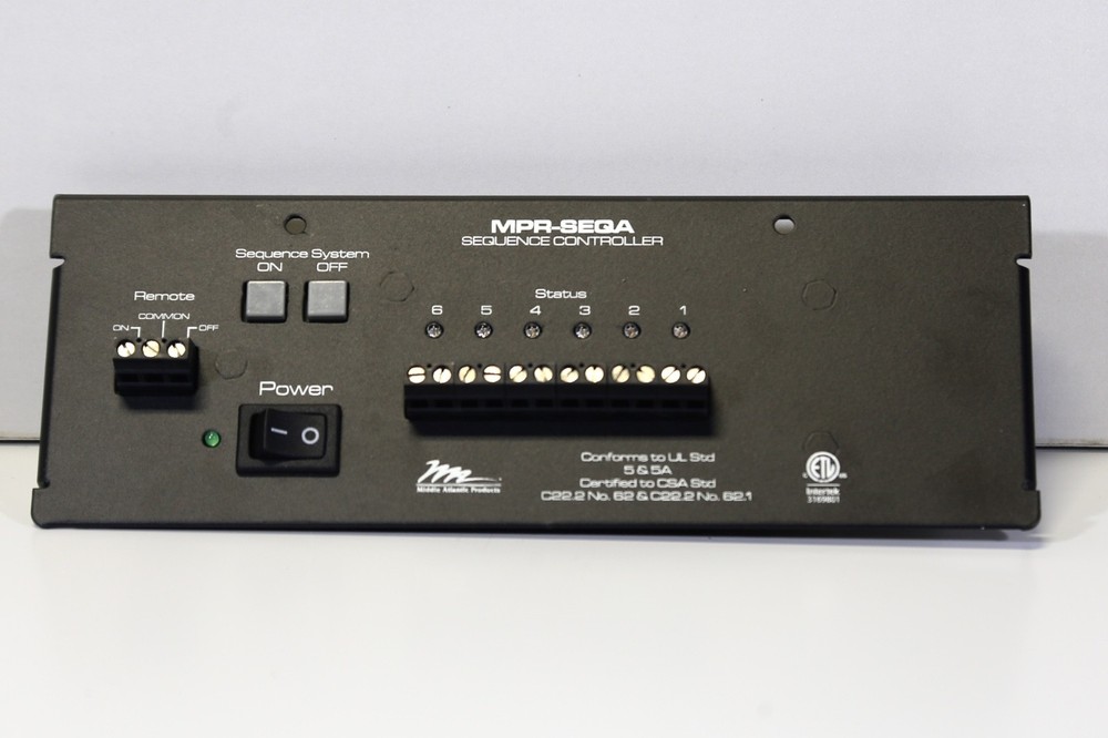Middle Atlantic MPR-SEQA 8" MPR Sequence Control Module OPEN BOX