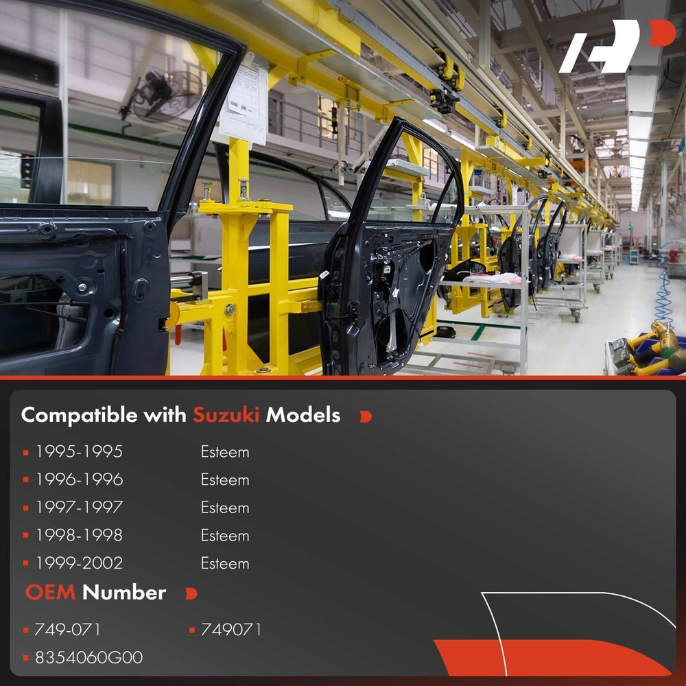 Manual Window Regulator for Esteem 1995-2002 Rear Left Driver Side