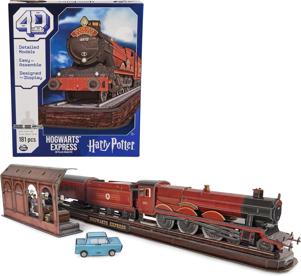 Harry Potter Hogwarts Express 4D Build 3D Puzzle Model Kit New