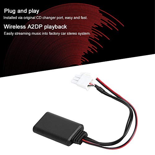 Acouto Module Bluetooth gl1800-3-Pin AUX Cable Normal, Black