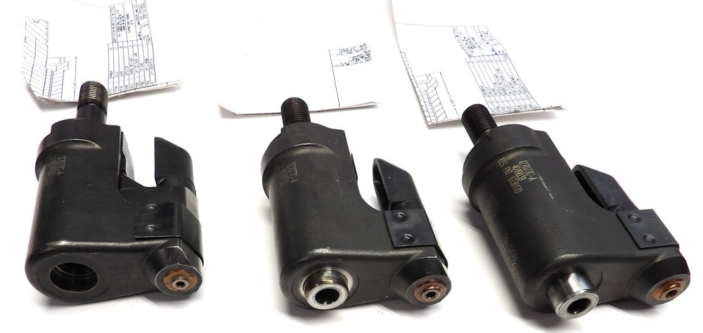 3 Pc HUCK Riveter Offset Huck Clinch Nose Piece Set for M7885 Rivets