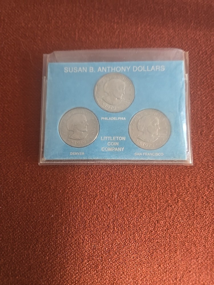 Susan B Anthony Dollars First Year All Mint Set