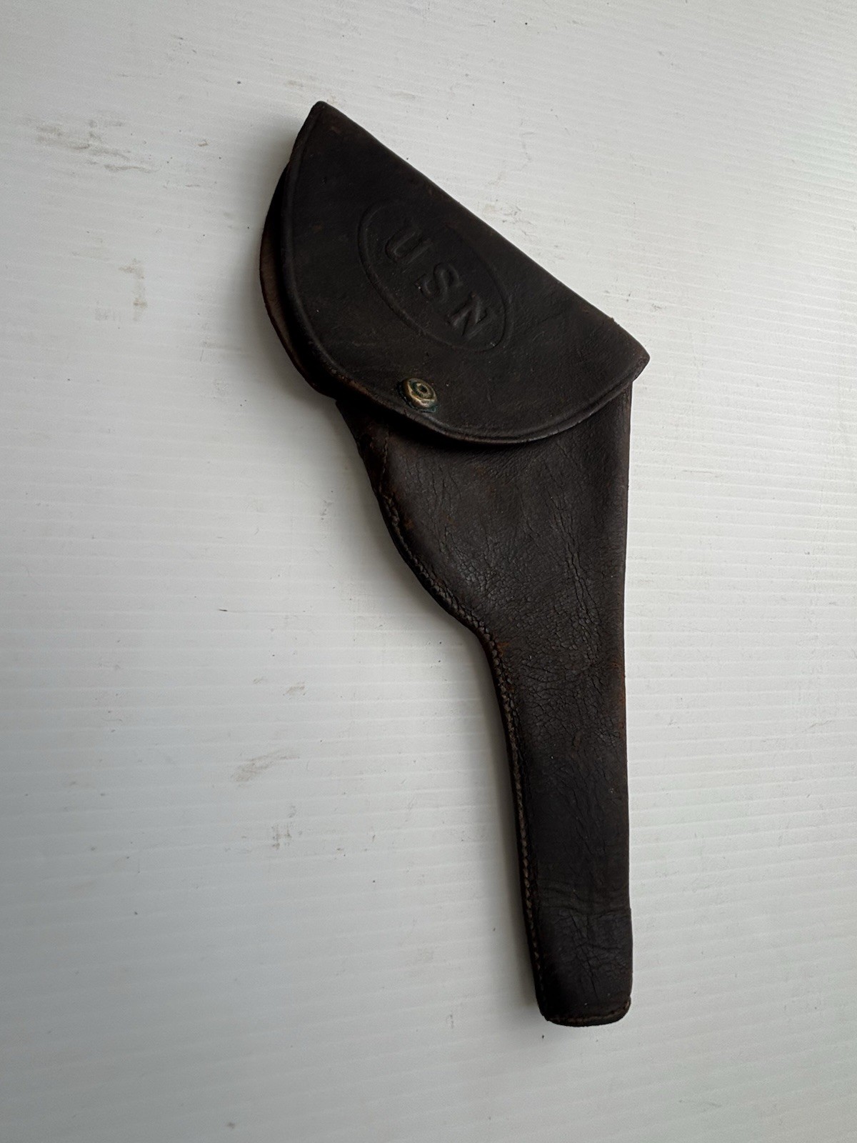 Rare Span Am USN embossed 38 revolver Holster