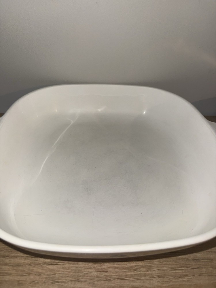 Corning Ware Blue Cornflower Pyroceram 10" Casserole Baking Dish