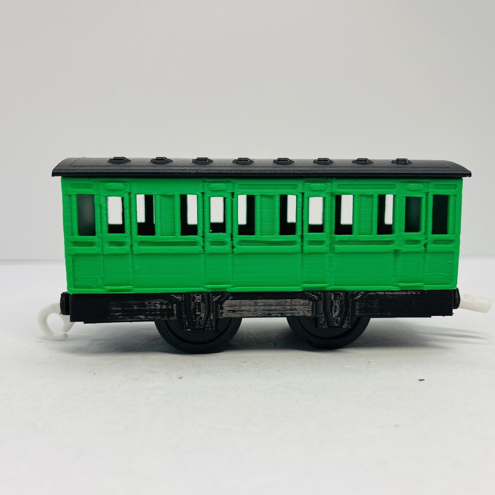 Thomas & Friends Trackmaster Green Grass Passenger Coach Train (two) Custom Made