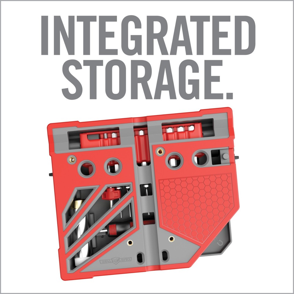 Real Avid Master Bench Block Pro-Kit - Roll Pin & Standard Punch Set + Hammer