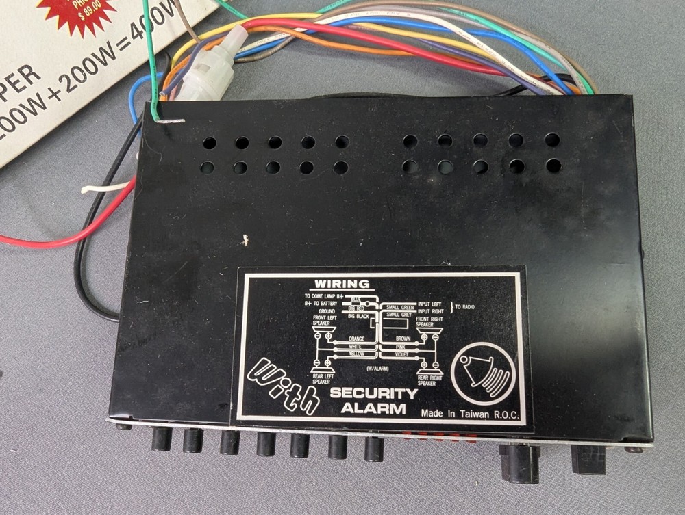 Vintage American Hi-Fi Super Graphic Equalizer Amplifier