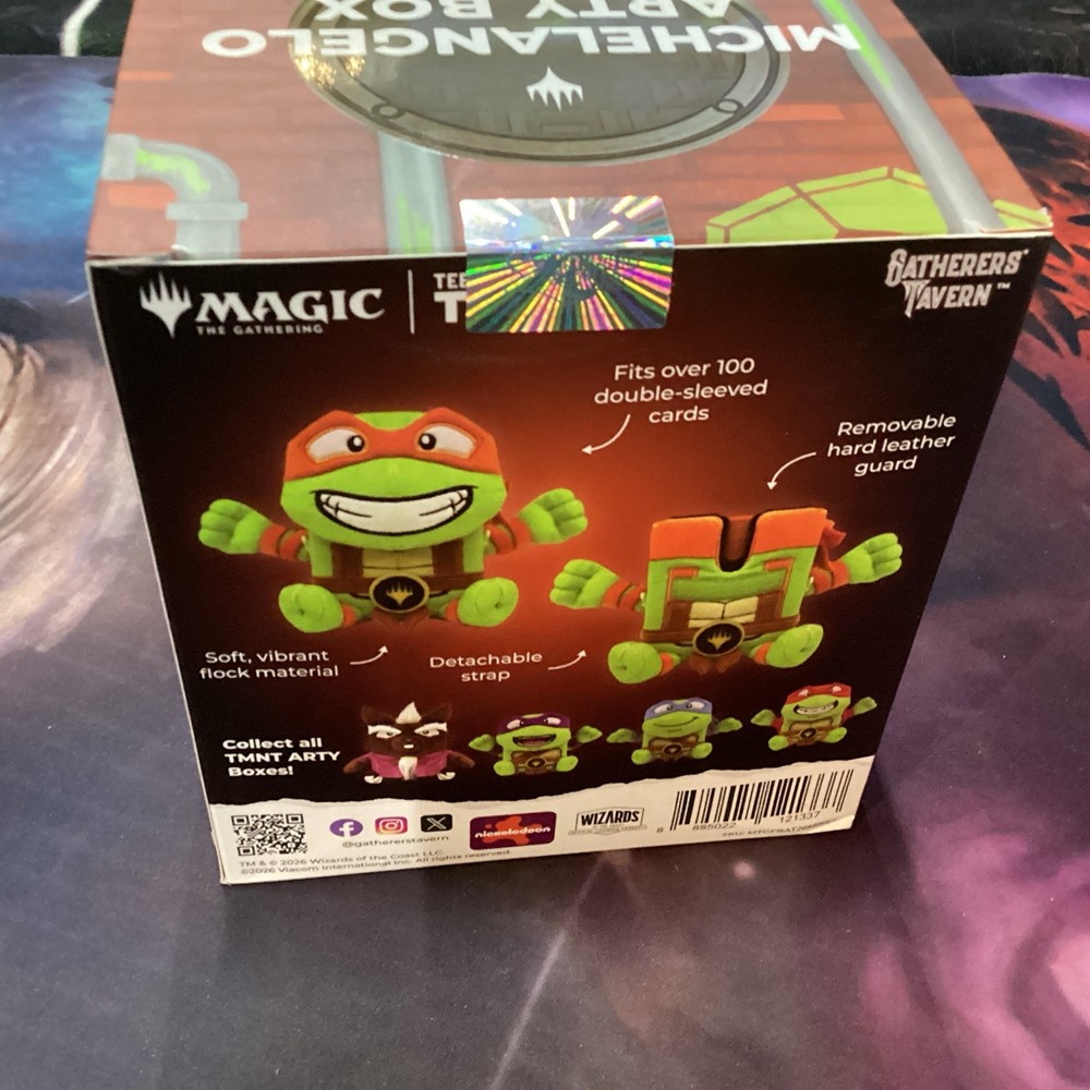 Gathers Tavern TMNT Arty Deck Box Michelangelo