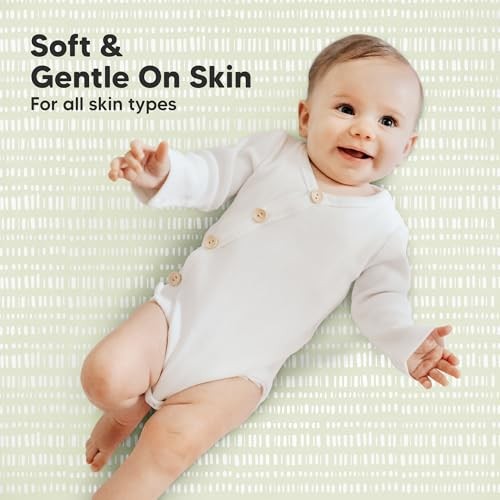 2-Pack Mini Crib Sheets Fitted - 38x26 Pack N Play Sheets for Pack and Fleur