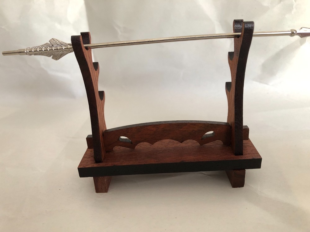 Mini Anime Samurai Sword Katana Holder Stand Tiny Rack 3 Tier
