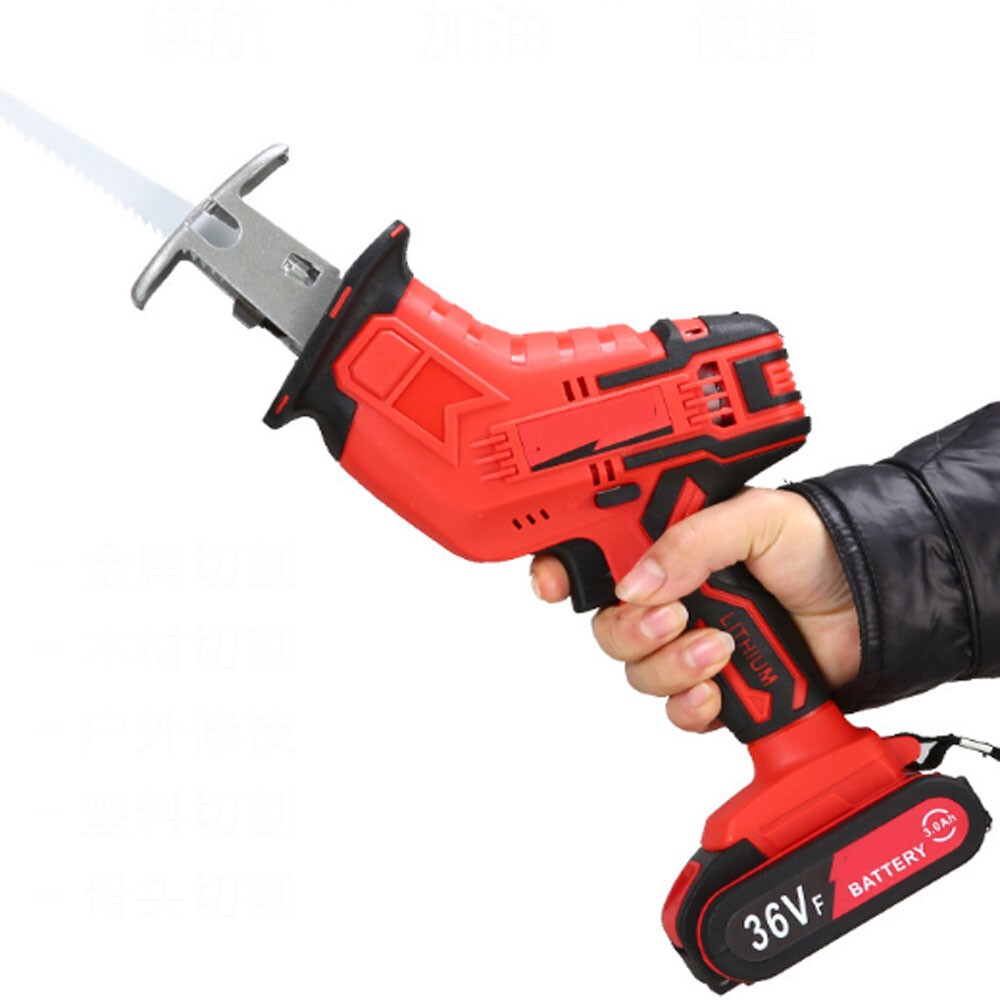 Portable Cordless Reciprocating Saw for Wood PVC/PPC Pipe Cutting with Battery