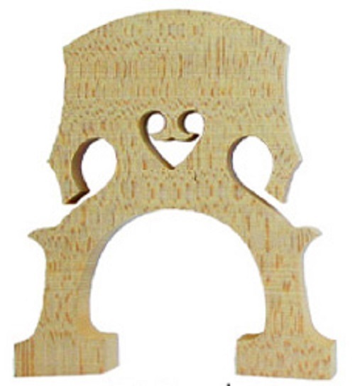 Full Size 4/4 Cello Bridge. High Quality. Low Cost.