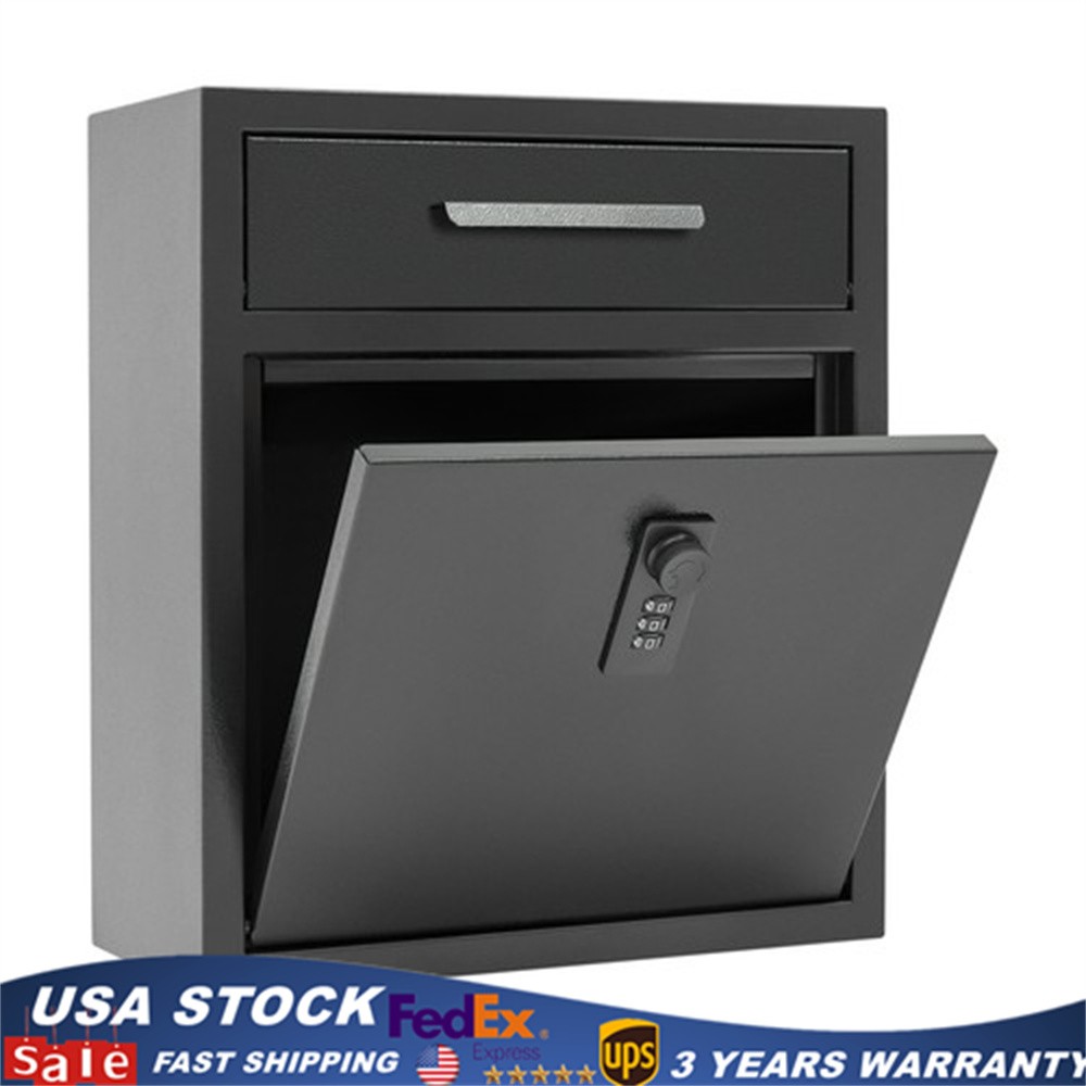 Mailbox, Wall-mounted Mailbox, Mailbox With Combination Lock